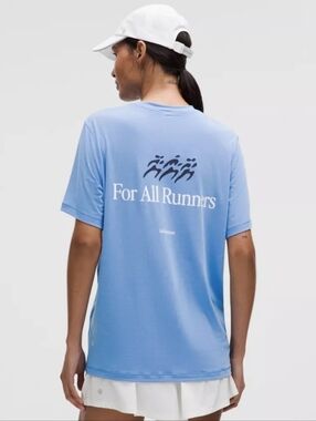 Lululemon "For All Runners" T-shirt  Size 10 **rare**